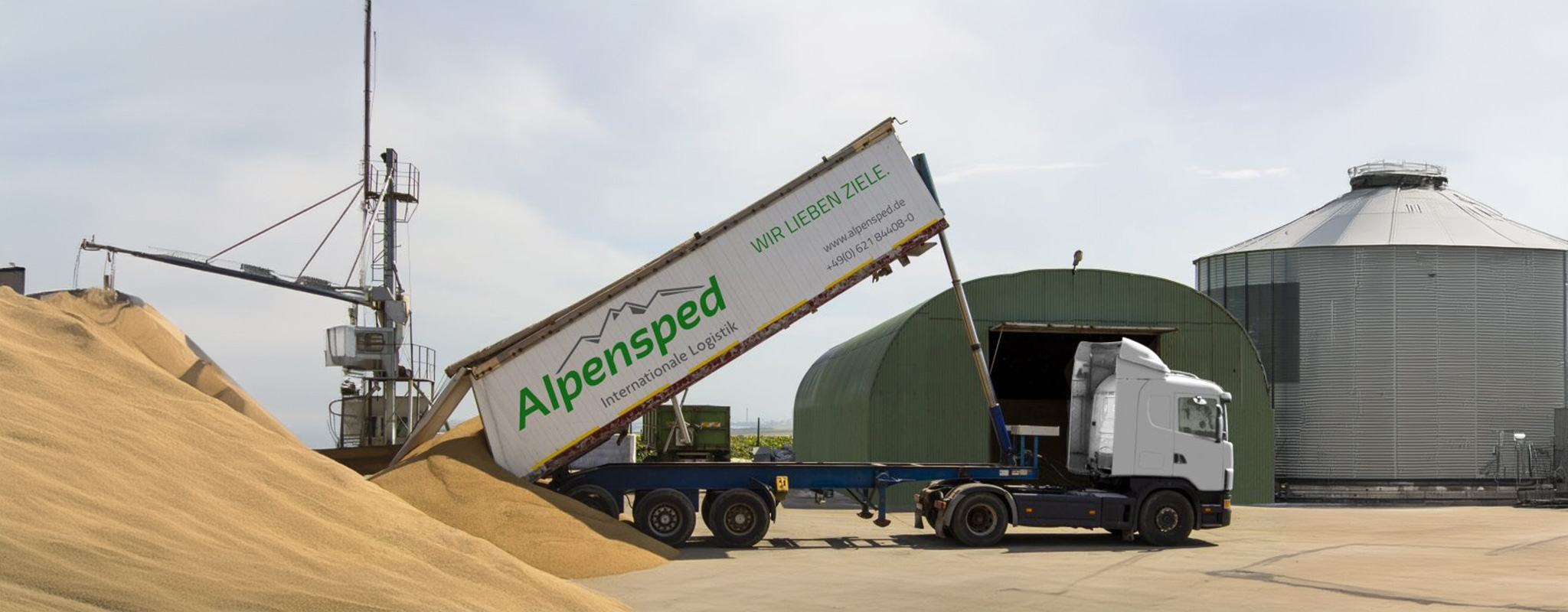 Alpensped Transporte lose Ware und Schüttgut